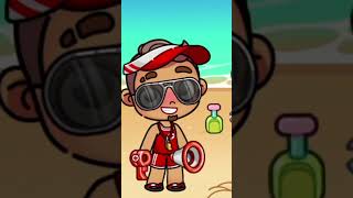 RATOWNIK NA PLAŻY 🏖️🚤  shorts Avatar World po polsku [upl. by Medea]