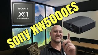 Sony XW5000ES projector [upl. by Ahsekram870]