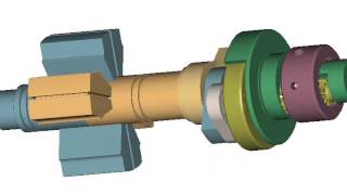 Vane Rotary Engine Scissors Action Engine [upl. by Bandeen]