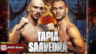 MMA News Latest Cesar Mateo Tapia vs Endry Saavedra Live roundbyround updates [upl. by Aramit]