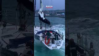 WATCH THE CAPTAIN EXPERTLY SAIL THIS BOAT THROUGH ROUGH WATERS  CAPBRETON FRANCE  BOAT ZONE [upl. by Gregorius]