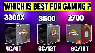 Ryzen 3 3300X vs Ryzen 5 3600 vs Ryzen 7 2700 🤔 Which One Is Best For You [upl. by Eiboh774]