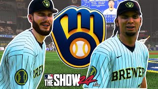 Can We Throw A PERFECT GAME On Our Way To The AllStar Break  MLB The Show 24 Brewers Franchise [upl. by Sue225]