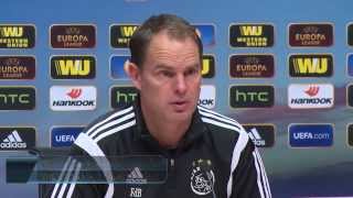 Frank De Boer o przygotowaniu Ajaxu na mecz z Legią [upl. by Nnyleitak]