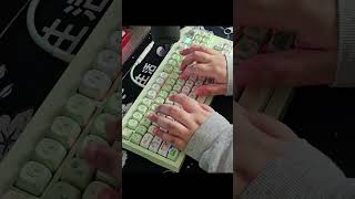 GMK87  KTT Matcha Switches Sound Test mechanicalkeyboard customkeyboard keyboardasmr [upl. by Ysiad]