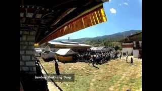 Jambay Lhakhang Drup festival Bumthang Bhutan [upl. by Thun]