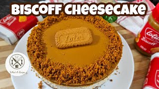 Rich and Creamy Lotus Biscoff CheesecakeNobake eggless Biscoff Cheesecake by What A Recipe [upl. by Magnolia]