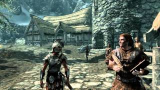 All Skyrim intro dialogue for all races [upl. by Narine]