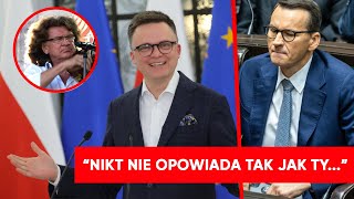 HIT Hołownia zadrwił z Morawieckiego Zacytował piosenkę Wodeckiego [upl. by Divan]