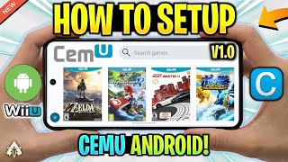 🔥 CEMU ANDROID OFFICIAL  SETUPBEST SETTINGSGAMEPLAY V1 WII U EMULATOR ANDROID [upl. by Stig]