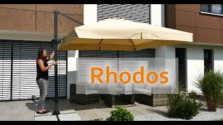 Anwendungsvideo Schneider Schirme Rhodos [upl. by Enellek]