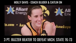 Comments On Caitlin Clarks 3 pt Buzzer Beater Vs Michigan State caitlinclark [upl. by Reh]