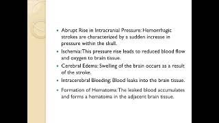 Cerebrovascular Accident stroke [upl. by Tterb219]