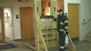 Firefighter Portable Training Wall Prop [upl. by Sagerman]