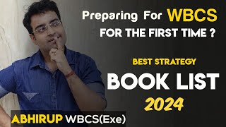 BOOKLIST FOR WBCS 2024 According to Latest Pattern  Abhirup Bhattacharjee WBCSExe  WBCS Strategy [upl. by Lais]