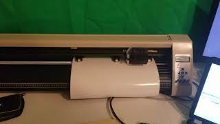 Redsail Cutting Plotter First Test Run [upl. by Hodgkinson132]