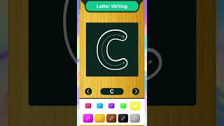 Tracing the Letter C for Kids Educational Alphabet Fun tracingletters tracingabc [upl. by Brick]