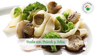 Receta quot5 al Díaquot  Pasta con brócoli y setas [upl. by Assirrem]