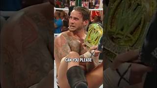 I Told CM Punk He Wasn’t Cena undertaker wwe wrestling [upl. by Aivilys]