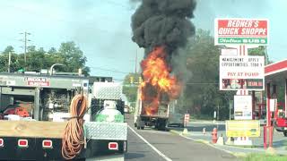 Truck Fire in Blandon PA [upl. by Madelena]