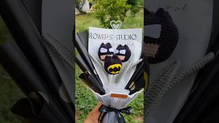 Ya tenemos disponible el paso a paso del ramo de tulipanes Batman🖤🤍 crochet tulipanes hechoamano [upl. by Morville229]