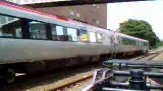 Paignton Devon  Train at Level Crossing [upl. by Omor532]