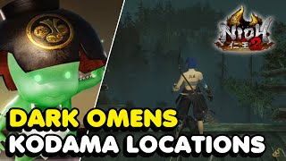 Nioh 2 Dark Omens All Kodama Locations Guide [upl. by Kahlil]