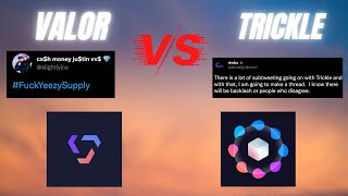 MAJOR DRAMA ALERT Valor aio Vs Trickle Bot  Justin calls out Shaba [upl. by Laira]