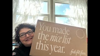 Winter Fab Fit Fun Unboxing [upl. by Crandall]