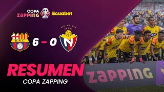 Barcelona SC 6  0 El Nacional  CopaZapping primera edición [upl. by Neyrb548]