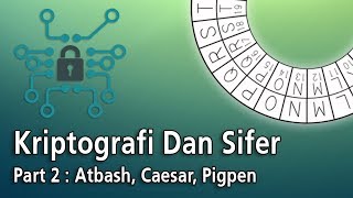 Kriptografi Bahagian 2  Substitution Cipher Atbash Caesar Pigpen [upl. by Nosreh110]