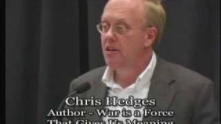 TalkingStickTV  Chris Hedges  War is a Force That Gives Us Meaning [upl. by Risley]