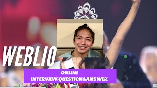 WEBLIOs Online Interview [upl. by Novyak598]