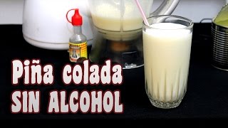 Piña colada sin alcohol │Recetas divertidas [upl. by Aneema]