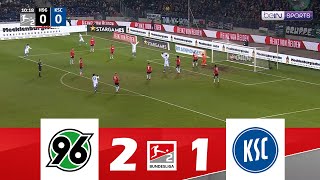 Hannover 96 gegen Karlsruher SC 21  2 Bundesliga 202425  Spielen Höhepunkte [upl. by Anaiuq]