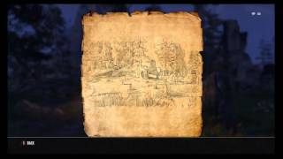 The Elder Scrolls Online Craglorn Treasure Map 5 Location [upl. by Abla300]