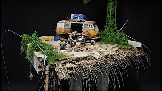 After the Impact Diorama scale 124 [upl. by Nirrat]