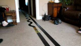 Micro Scalextric Super Layout and Fast Straight [upl. by Kurzawa]