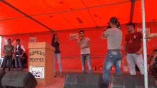 Arsız Bela YOZGAT ın En kalabalık Festivali Karalık köyü festivali 2014 muhteşem sahne girişi [upl. by Nnylylloh]