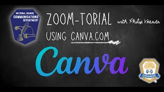 Communications Department Zoomtorial Canva 101 [upl. by Tirrej9]