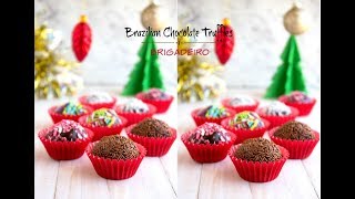 Brazilian Chocolate Truffles  Brigadeiros [upl. by Ayikur]