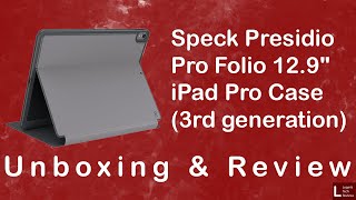 Speck Presidio Pro Folio 129quot iPad Pro Case 2018 Unboxing and Review [upl. by Manas]