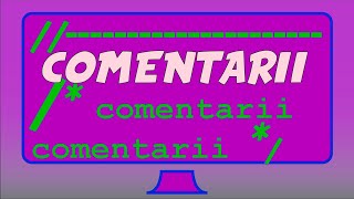 Cum COMENTEZI Codul Programare CC [upl. by Moule423]