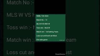 WBBL 2024 Match No 12 Melbourne Stars vs Hobart Hurricanes women Toss win and Match win Prediction [upl. by Carilyn493]