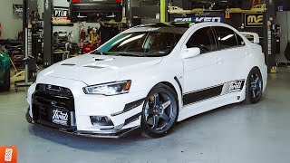 Building a 2013 Mitsubishi Lancer Evolution X GSR in 16 Minutes [upl. by Aleinad]