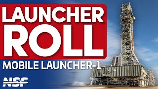 🔴FULL REPLAY NASA Rolls Back Mobile Launcher1 in Preparation for Artemis II Stacking [upl. by Nataniel761]