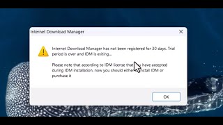 Internet Download Manager has not been registered for 30 days ERROR FIXEDtechnologytech comment [upl. by Laurentia232]