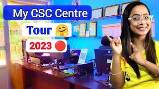 My CSC Centre Tour With all Setup  2024 cscsetup [upl. by Alistair]