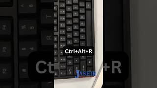 Windows Shortcut Key Ctrl  Alt  R Explained shorts refresh computer viralshort [upl. by Ayanal]