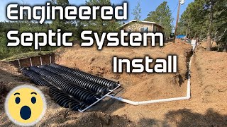 Installing an Engineered Septic System Time Lapse [upl. by Mirilla858]